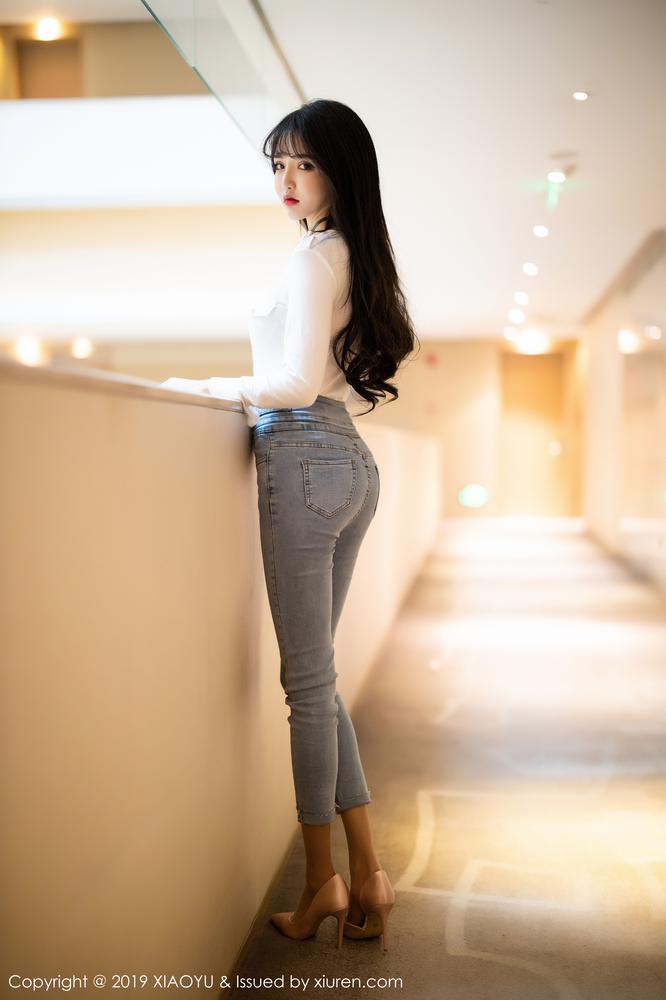 XIAOYU语画界 212期 性感牛仔裤与现代衬衫丝袜 Miko酱吖