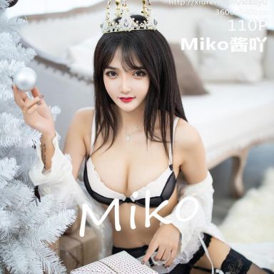XIAOYU语画界 222期 圣诞黑丝诱惑 Miko酱吖