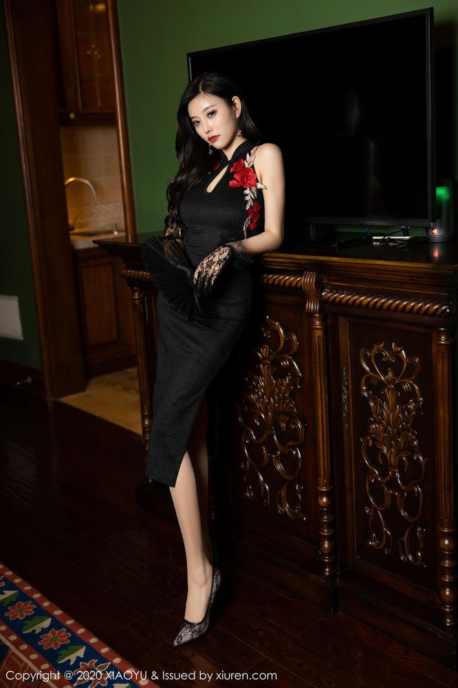 XIAOYU语画界 241期 旗袍与现代性感蕾丝吊袜 杨晨晨sugar