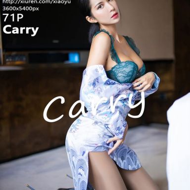 XIAOYU语画界 304期 青花瓷色彩的古典韵味旗袍 Carry